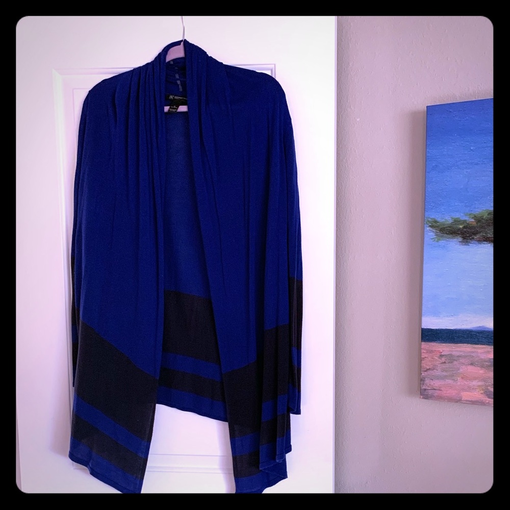 Color Block INC Duster Sweater